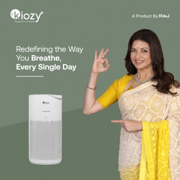 Second image of Kiozy EPI 406 High-Performance Air Purifier | H13 HEPA | 450 m³/h CADR | Large Room Coverage